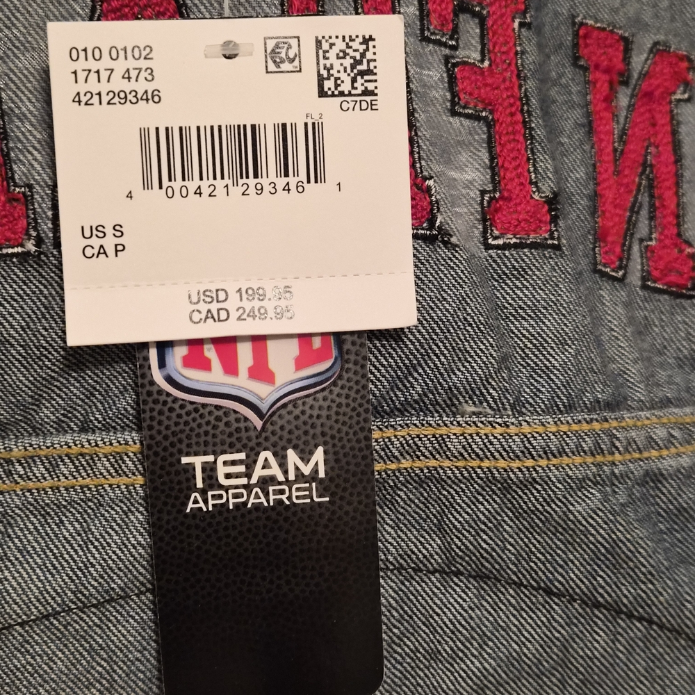 American Eagle Outfitters Denim NFL San Fransico 49er's Jacket - Picture 9 of 13
